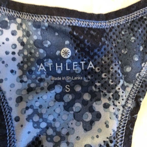 Athleta‎ Blue Tank Small Excellent Condition - Picture 3 of 4
